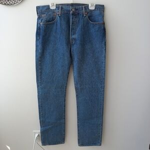 Levi's Men's Blue Straight Jeans Timeless Style Size 34 W/32 L US